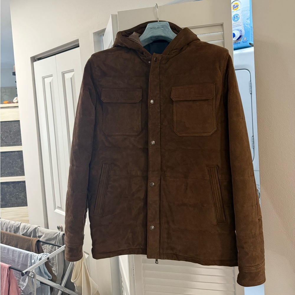 NWT Peter Millar Suede Jacket